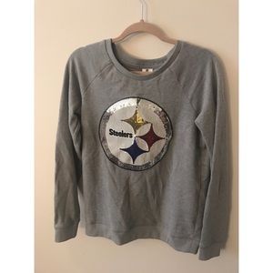Fleece Steeler's crewneck sweatshirt